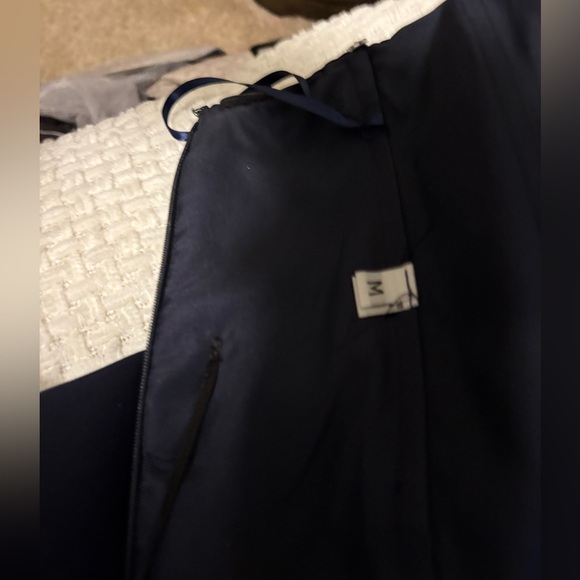 Ideas by Barbara Style 0816 Elegant Navy Blue Evening Gown - Picture 3 of 6